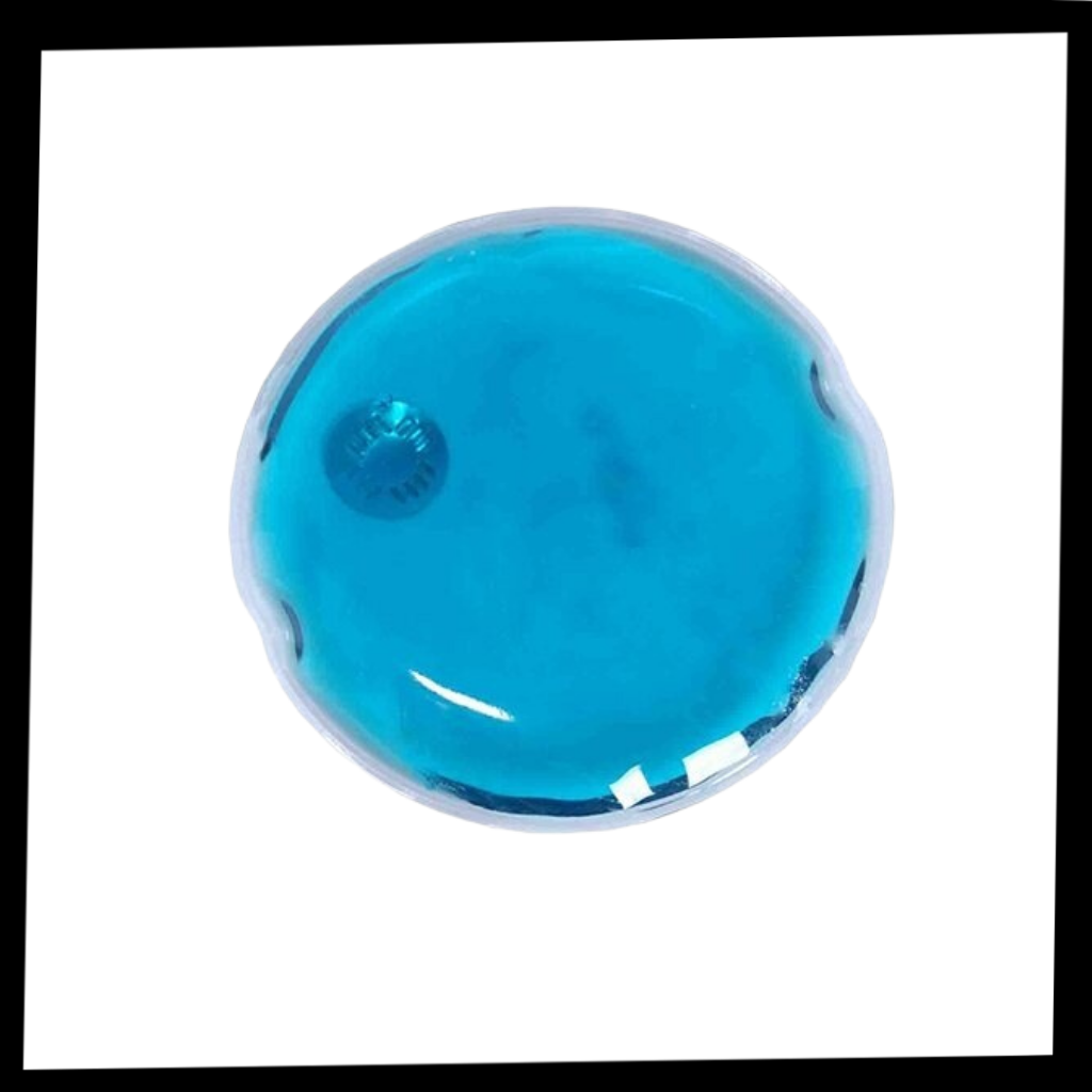 Chauffe-mains reutilizável da Ebuy Gb para massagem e relaxamento, mostrando o produto em uso com design portátil.
