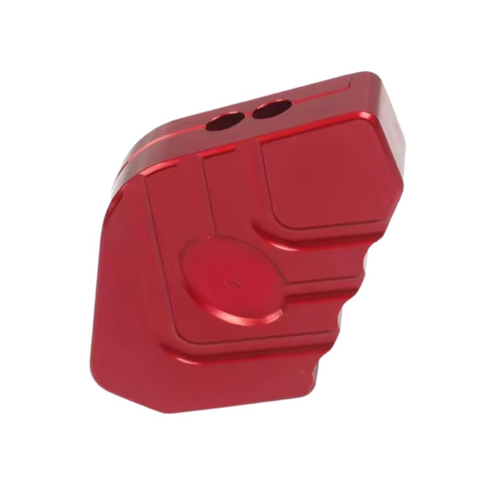 Support de levier de béquille et plaque d'extension en alliage pour moto Eccomum, pièce détachée pour réparation de moto rouge
