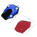 Support de levier de béquille et plaque d'extension en alliage pour moto Eccomum, pièce détachée automobile et moto rouge