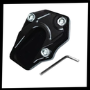 Support de levier de béquille et plaque d'extension en alliage pour moto, pièce détachée Eccomum, compatible avec motos.