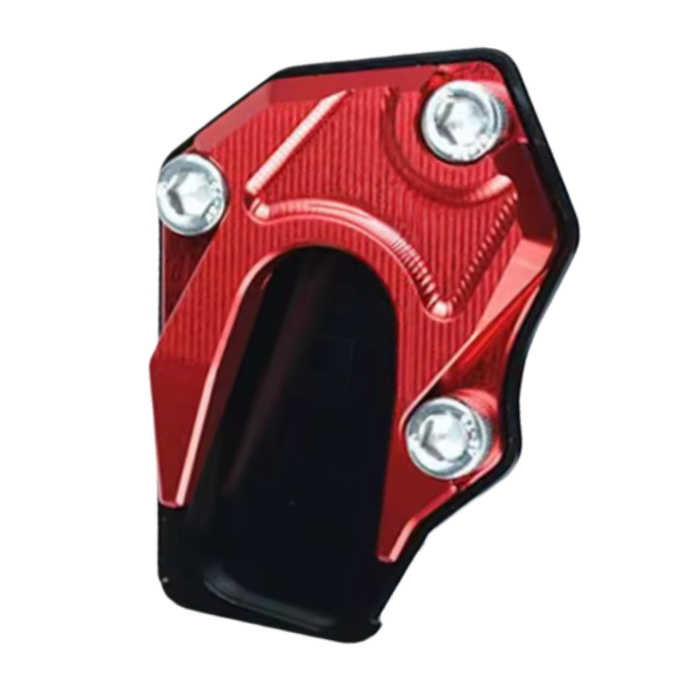 Support de levier de béquille et plaque d'extension en alliage pour moto Eccomum, pièce détachée robuste pour motos.