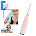 Máquina de dente da Eccomum para cuidados bucais, aparelho azul para remoção de tártaro e limpeza dental.