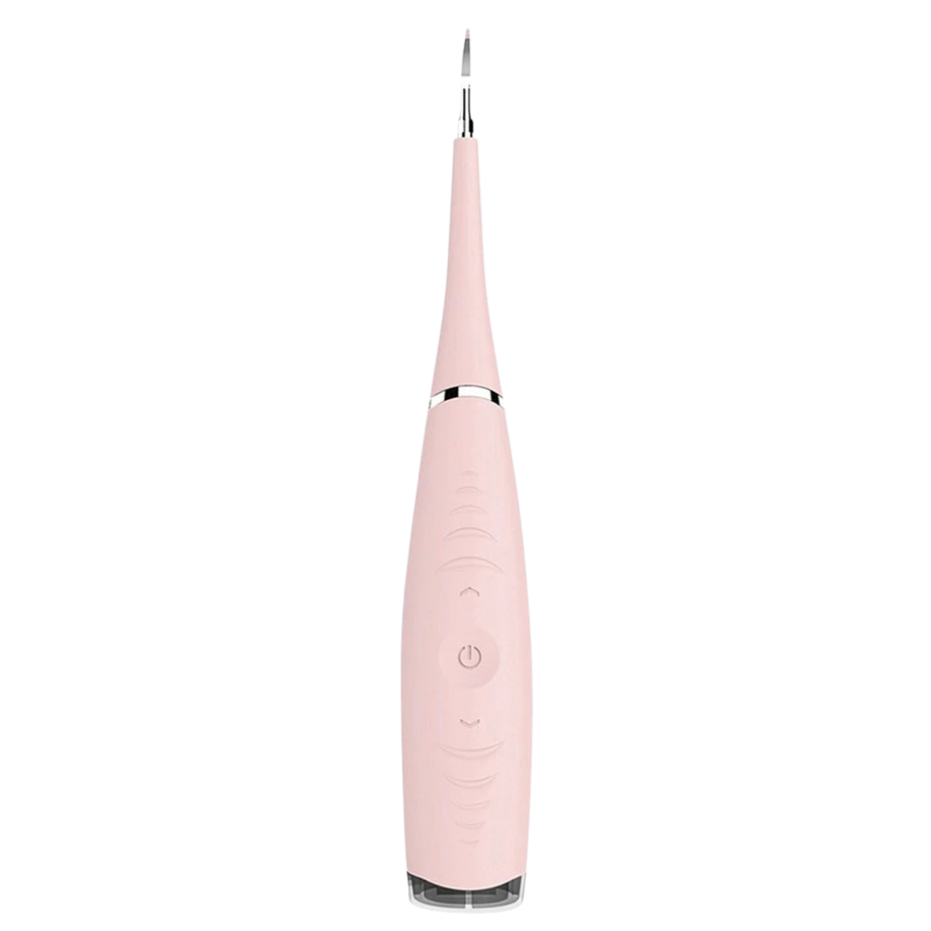 Máquina de dente Eccomum para cuidados bucais, dispositivo azul de remoção de tártaro dental com design compacto.