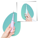 Máquina de dente da Eccomum para cuidados bucais, dispositivo azul para remoção de tártaro dental.