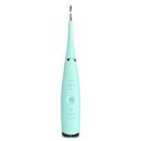 Máquina de dente da Eccomum para cuidados bucais, com design azul e tecnologia para remoção de tártaro dental.