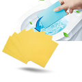 Folhas de limpeza ecológicas para banheiro da marca Yrtoes, produto de limpeza doméstica para higiene de privadas.