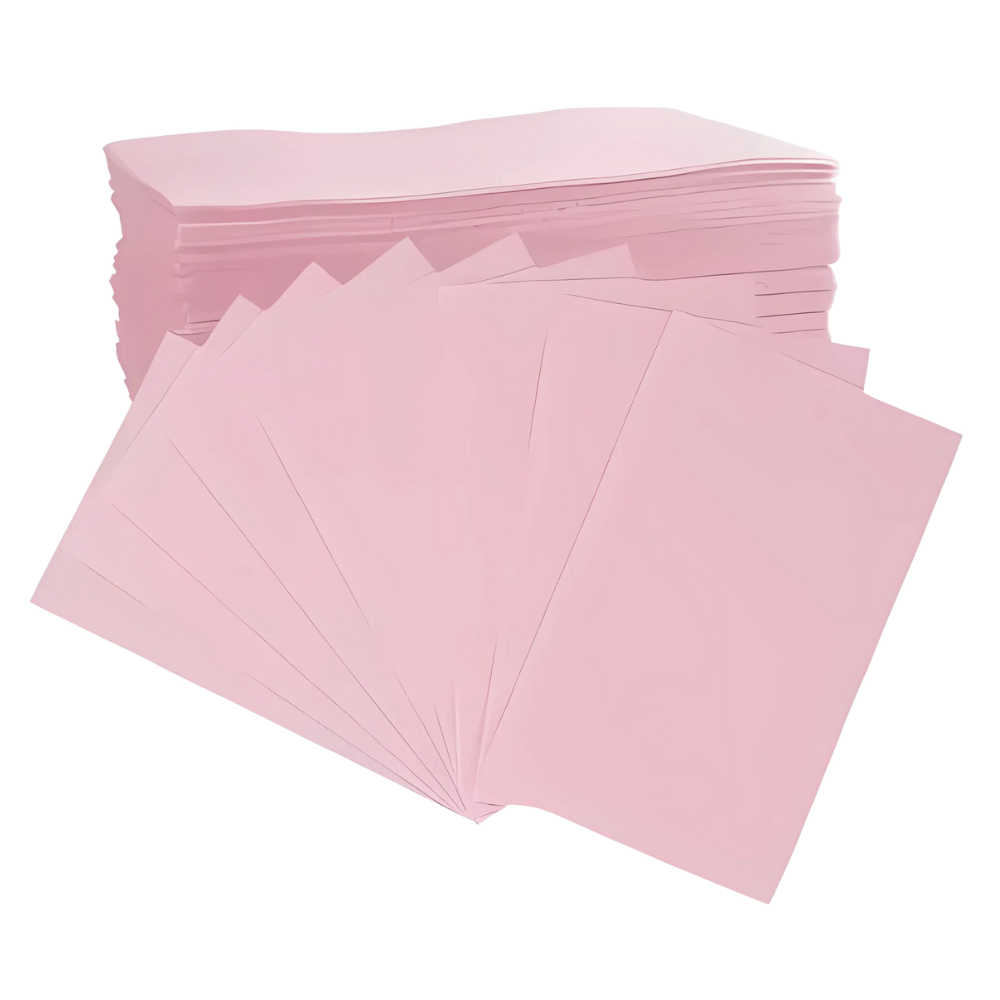 Folhas de limpeza ecológicas para banheiro da marca Yrtoes, folhas rosas para limpeza eficiente de vasos sanitários.