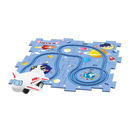 Conjunto de 5 peças de pista educativa para carros elétricos, brinquedo de aprendizado da marca Xinyux com pistas coloridas.