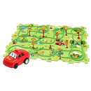 Quebra-cabeça clássico Twinkseal de pista de carros educativa e divertida, com peças coloridas para montar e brincar.