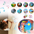 Brinquedo educativo de gramofone retrô Thogive, com design vintage e detalhes coloridos para estimular aprendizado infantil.