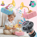 Brinquedo educativo de gramofone retrô Thogive com detalhes vintage, som e design clássico, ideal para crianças e colecionadores.
