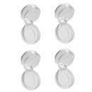 Conjunto de 4 proteções universais para cooktop da marca Eeekit, acessórios pequenos para eletrodomésticos de cozinha.