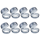 Conjunto de 4 proteções universais para fogão da marca Eeekit, acessórios pequenos para eletrodomésticos de cozinha.
