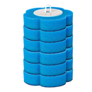 Escova de banheiro descartável Newpee para limpeza eficiente, com suporte azul, ideal para higiene rápida e prática.