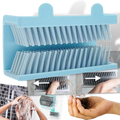 Filtro de cabelo para ducha Ek9006802, peça de material de encanamento azul, usado para evitar entupimentos no banheiro.