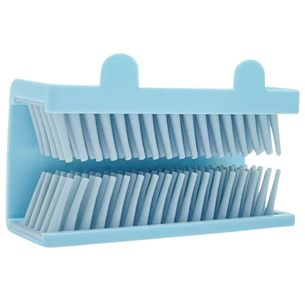 Filtro de cabelo azul para ducha da marca Ek9006802, peça de material de encanamento, usado para impedir cabelos na limpeza da ducha.