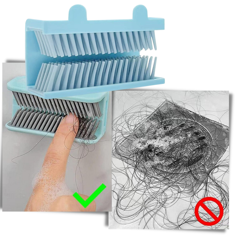 Filtro de cabelo para ducha Ek9006802, peça de material de encanamento azul para evitar entupimentos.