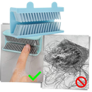 Filtro de cabelo para ducha Ek9006802, peça de material de encanamento azul para evitar entupimentos.