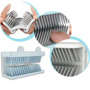 Filtro de cabelo para chuveiro Ek9006802, peça de material de encanamento azul, útil para reter cabelos e prevenir entupimentos