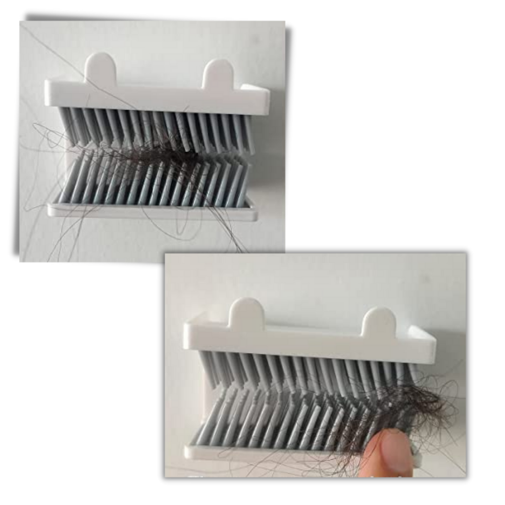 Filtro de cabelo para ducha Ek9006802 em material de plomeria azul, ideal para evitar entupimentos na tubulação.