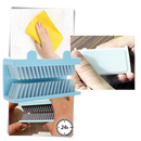 Filtro de cabelo azul para chuveiro Ek9006802, peça de material de encanamento para retenção de cabelos.