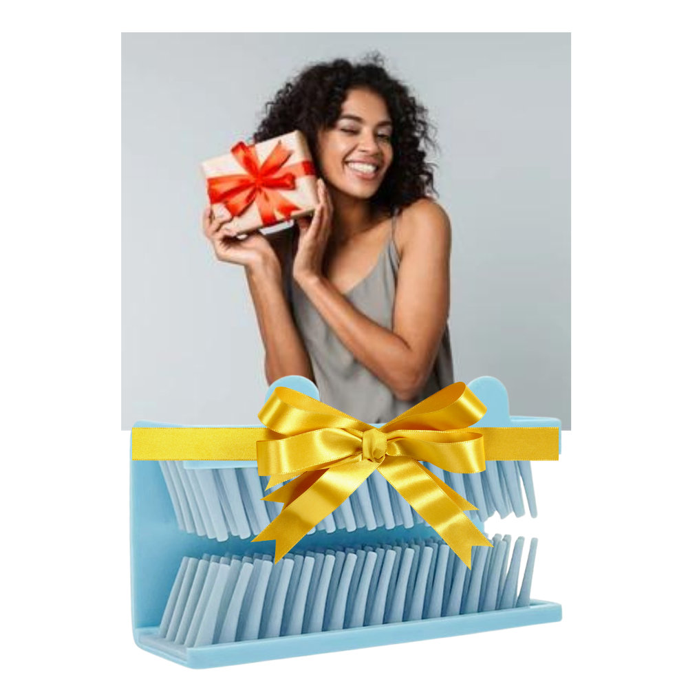 Filtro de cabelo para ducha Ek9006802, peça de material de encanamento azul, usado para capturar cabelos na saída de água.