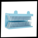 Filtro de cabelo para chuveiro Ek9006802, peça de instalação de plástico azul para retenção de cabelos.