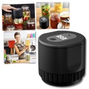Selador a vácuo elétrico para potes de vidro, eletrodoméstico de cozinha da Attikbiz, com display digital e botão de operação
