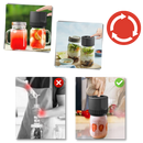 Selador a vácuo elétrico para potes de cozinha Attikbiz, dispositivo de eletrodoméstico para vedar alimentos em frascos.