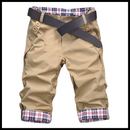 Shorts cargo masculinos elegantes da Poseidon, com bolso e design moderno, para looks casuais e sofisticados.