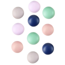 Broches e épinglettes elegantes sem costura da Frcolor, botões em tons pastéis com design delicado e sofisticado.
