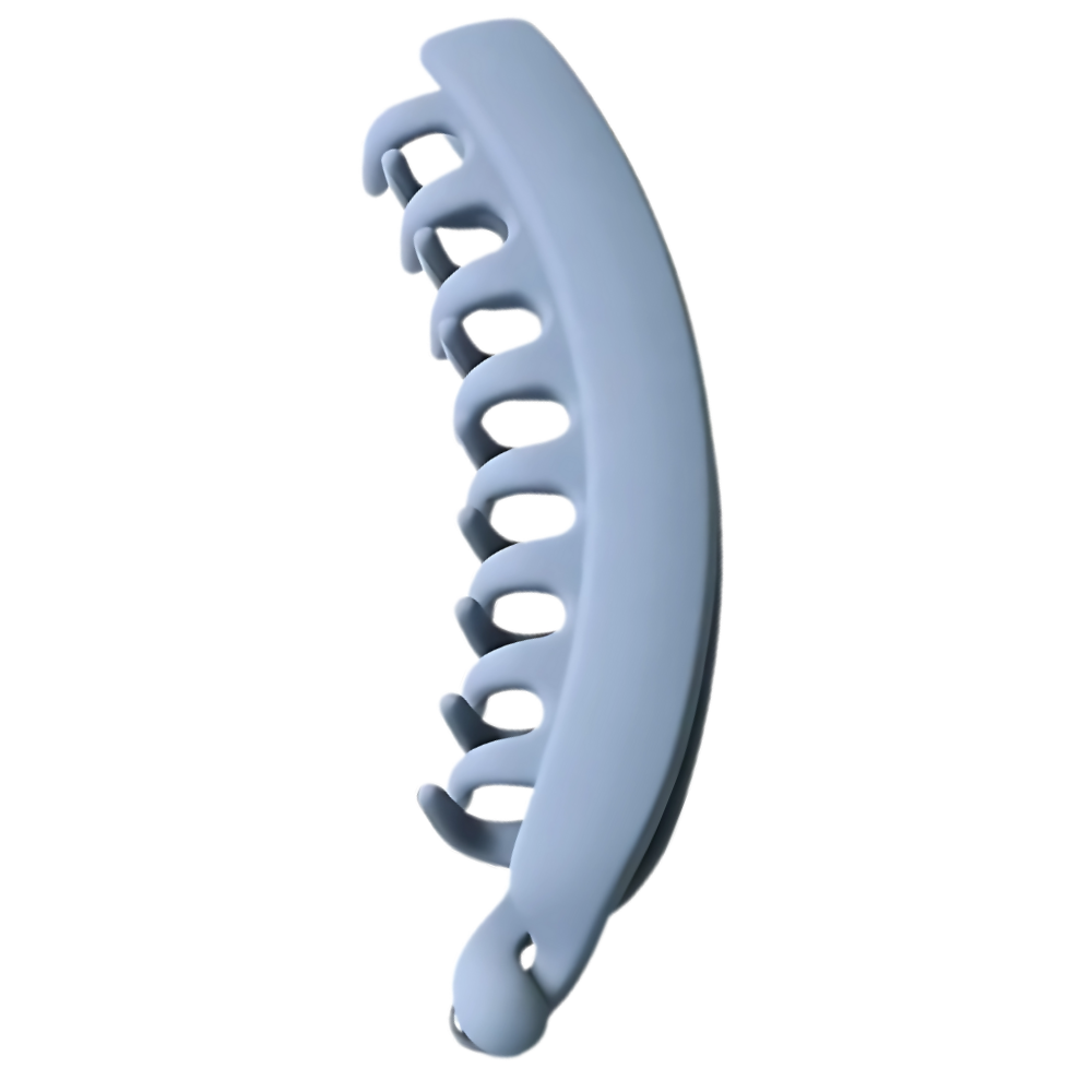 Clips elegantes para cabelo em azul da marca Jiasen, acessório para prender coque ou rabo de cavalo com estilo.