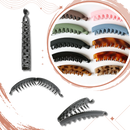 Clips elegantes para cabelo em várias cores, acessório Jiasen para prender penteados com estilo e praticidade.