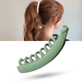 Clips elegantes para cabelo, acessório Jiasen para prender o rabo de cavalo com estilo e praticidade.