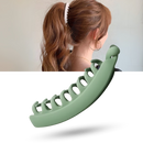 Clips elegantes para cabelo, acessório Jiasen para prender o rabo de cavalo com estilo e praticidade.