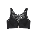 Soutien-gorge push-up elegante em renda preta da marca Spiez, com detalhes sofisticados para looks femininos e confortáveis