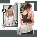 Soutien-gorge push-up elegante em renda rosa da Spiez, com design delicado e detalhes sofisticados, ideal para realçar o busto.