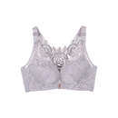 Soutien-gorge push-up elegante em renda cinza da marca Spiez, com detalhes delicados e design sofisticado.