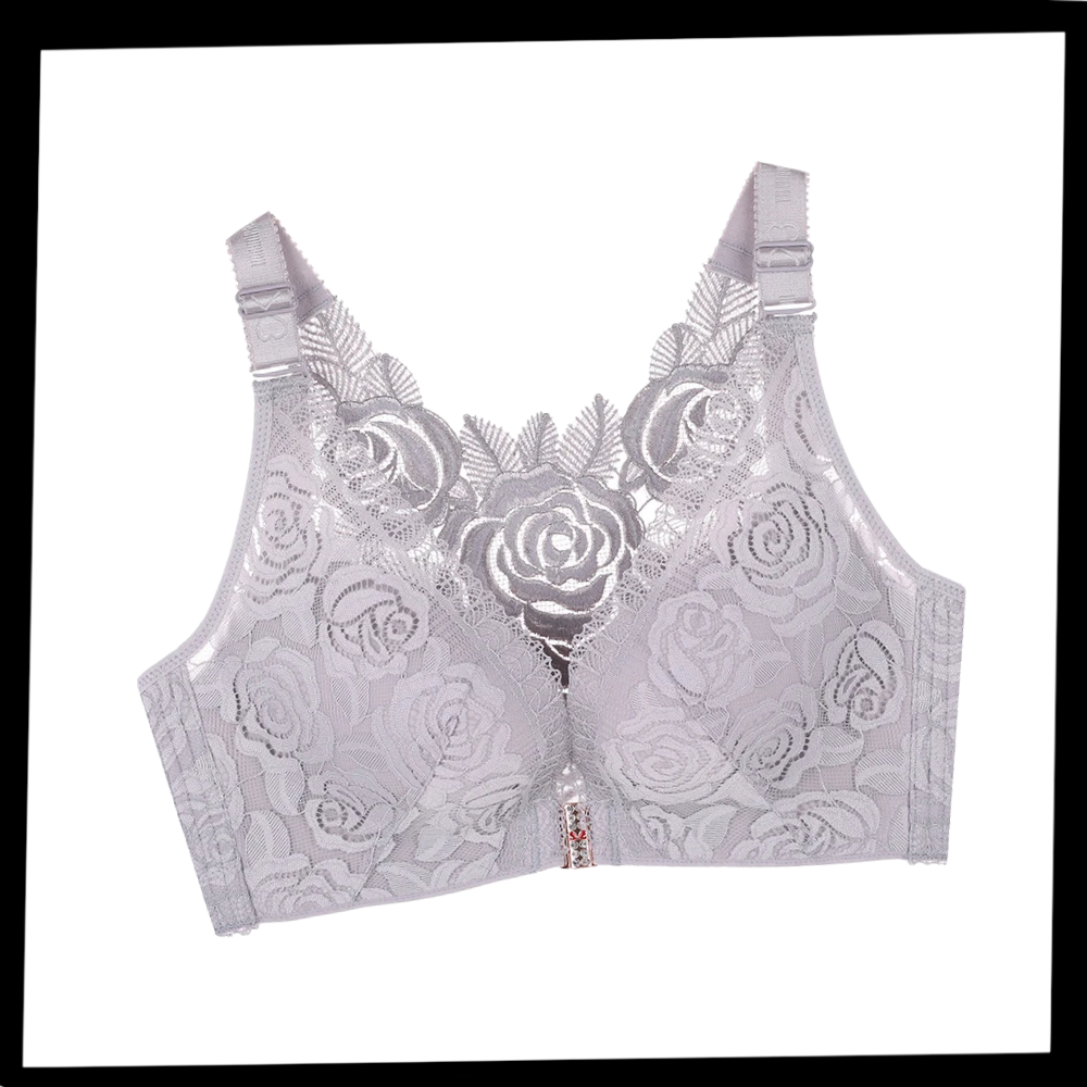 Soutien-gorge push-up elegante em renda rosa da marca Spiez, com detalhes delicados e acabamento refinado.
