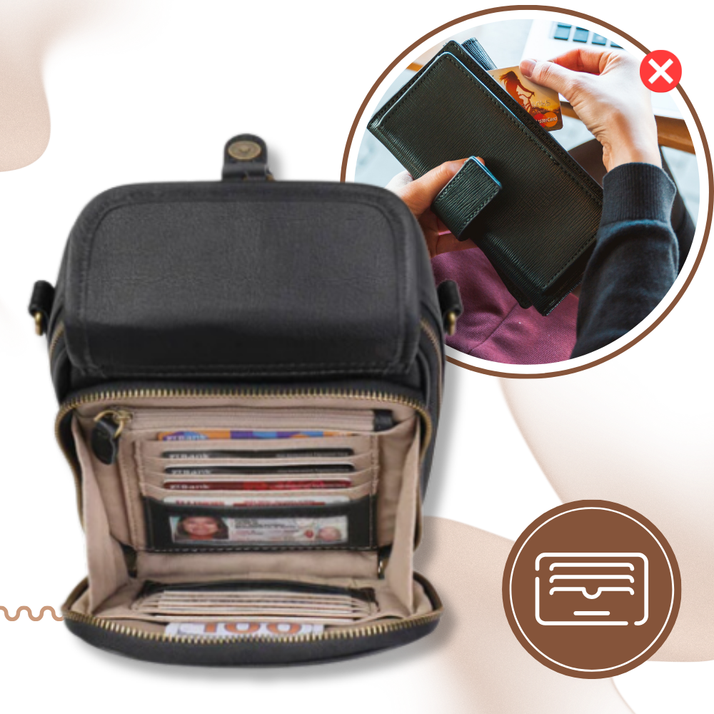 Bolsa transversal elegante e versátil da Matoen, feita em couro de alta qualidade, com acabamento sofisticado e detalhes modernos.