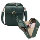 Bolsa transversal vintage verde da Matoen, bagagem e maroquinerie, com design elegante e multifuncional.