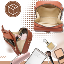Bolsa transversal vintage multifuncional Matoen com compartimentos elegantes e espaço para armazenamento, ideal para uso diário.