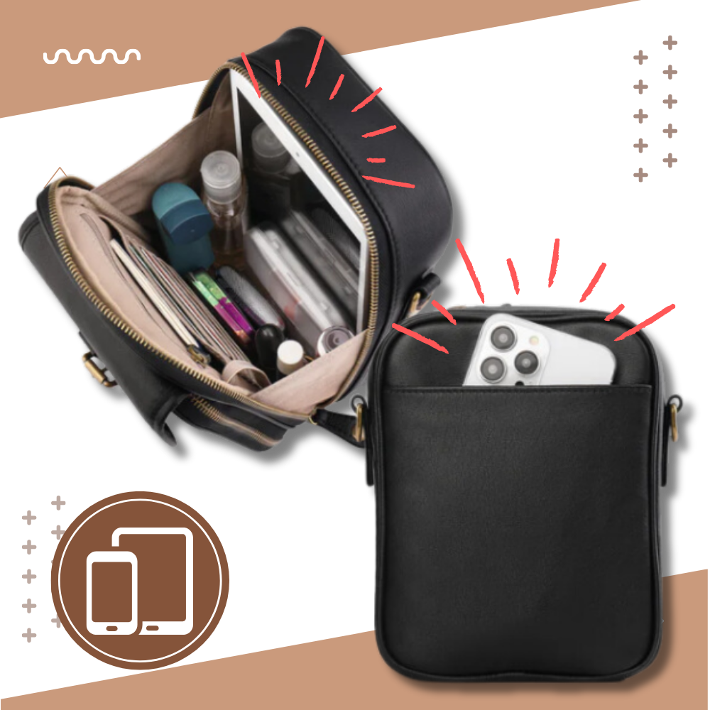 Bolsa transversal elegante e versátil da marca Matoen, com design sofisticado e espaço para itens essenciais.