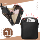 Bolsa transversal vintage multifuncional da Matoen, com design elegante e espaço para organizar itens essenciais.
