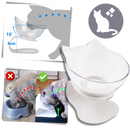 Bowl confort elevadé para gatos da marca Yugaoo, ideal para alimentação confortável e ergonômica.