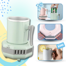 Suporte para bebidas Ussuma, refrigerador de baixo consumo de energia, resfriando bebidas rapidamente e mantendo-as geladas.