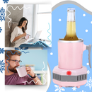 Suporte para alimentos e bebidas Ussuma com refrigerador de bebidas eficiente, mantendo as bebidas geladas e consumindo pouca energia
