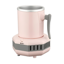Suporte para bebidas Ussuma com cooler de bebidas eficiente em energia, cor rosa, ideal para manter bebidas geladas.