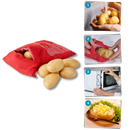 Sac de cuisson à pommes de terre Blirik, accessório para micro-ondas, mostrando como cozinhar batatas de forma eficiente e prática.