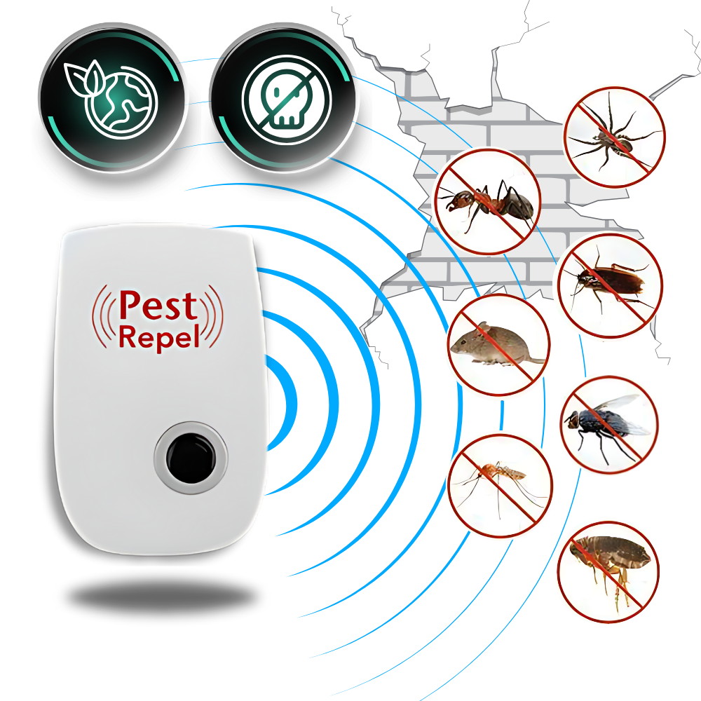 Repelente ultrassônico de alta eficiência energética da Ultrasonic Pest Repeller para desinsetização.